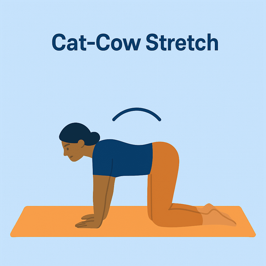 cat cow stretch