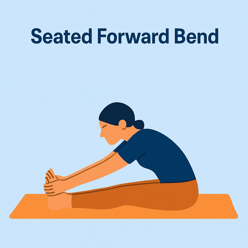 seated forward bend