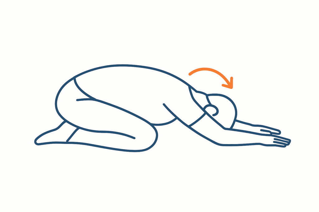 childs pose stretches for sciatica